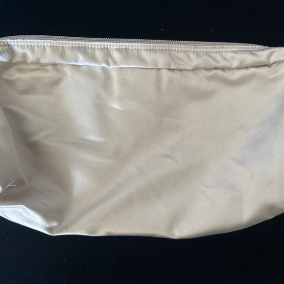 Prada size 40 silver silk-satin ballerina flats & matching silk-satin clutch - Picture 8 of 13